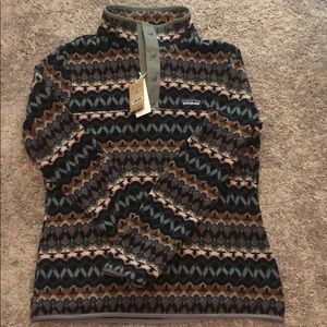 NWT micro d snap t pullover